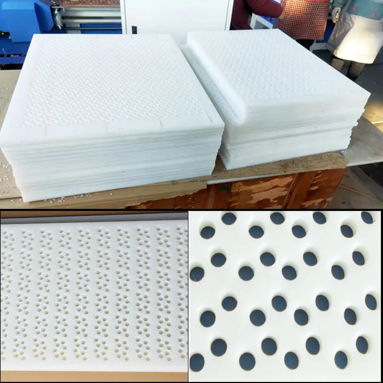 Customized Uhmwpe Round Hole Punching Plate Plastic Shim Perforated ...