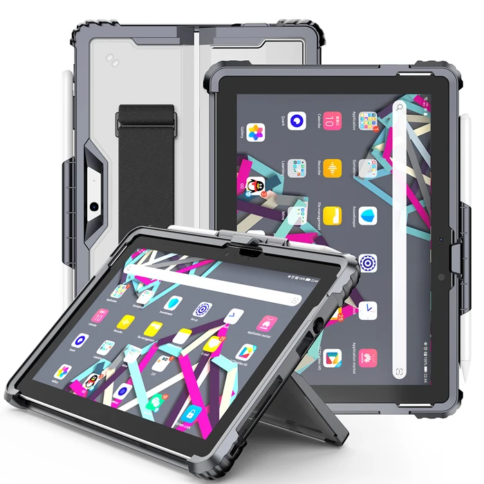 For Microsoft Surface Pro 7 Case Cover With Pen Holder With Hand Strap ...