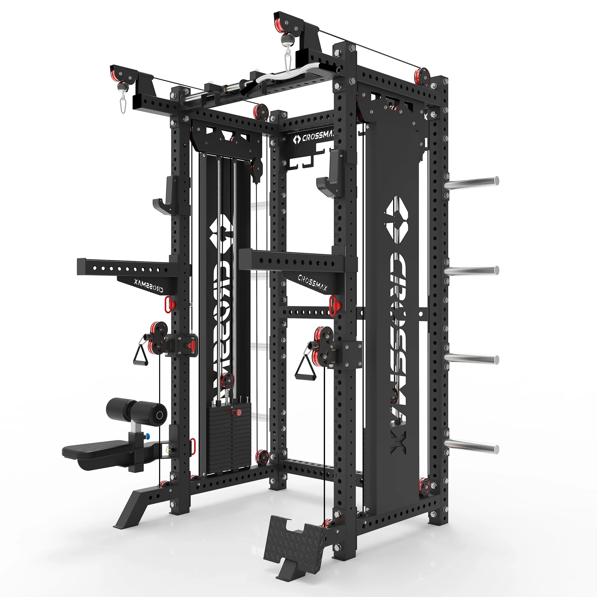 Crossmax Gym Equipment Home Fitness Cable Machine Multi Functional Cable Power Rack Gym Equipment Cable Machine