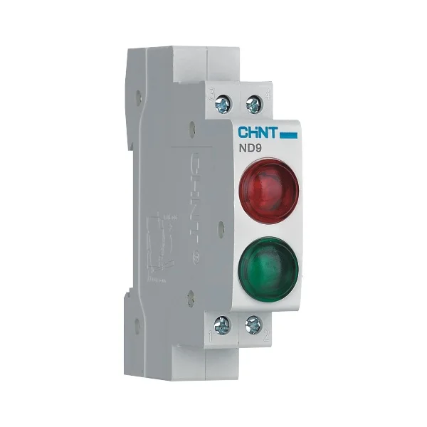 Chint ND9 Red Green Yellow White 12V 24V 110V 220V 230V 240V CHNT Modular DIN Rail Indicator Light