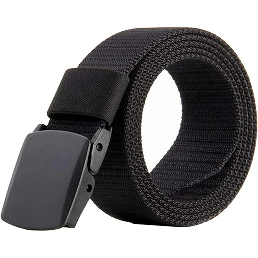 Breathable Windproof Nylon Canvas Breathable Wear-resistant Tactical Outdoors Waist Belt With Plastic Buckle
