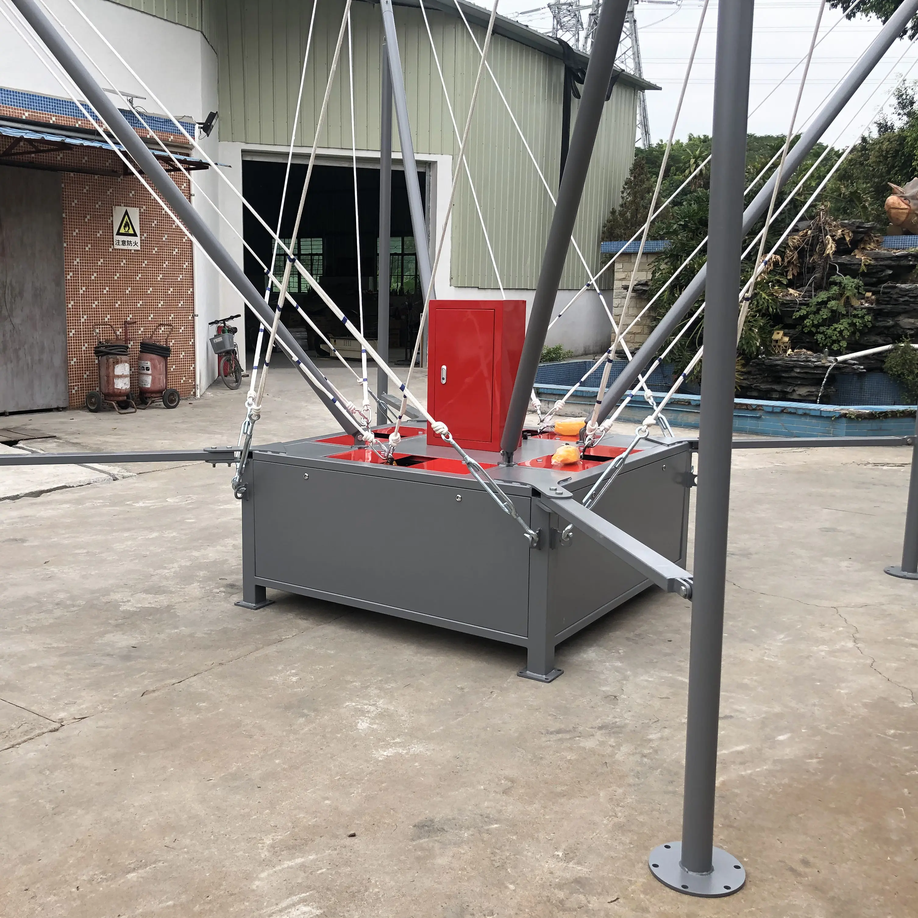 США прыжки (термопластичный эластомер) коврик, оцинкованная стальная труба; 4 предмета в одном банджи-батут, банджи, банджи-батут по доступной цене