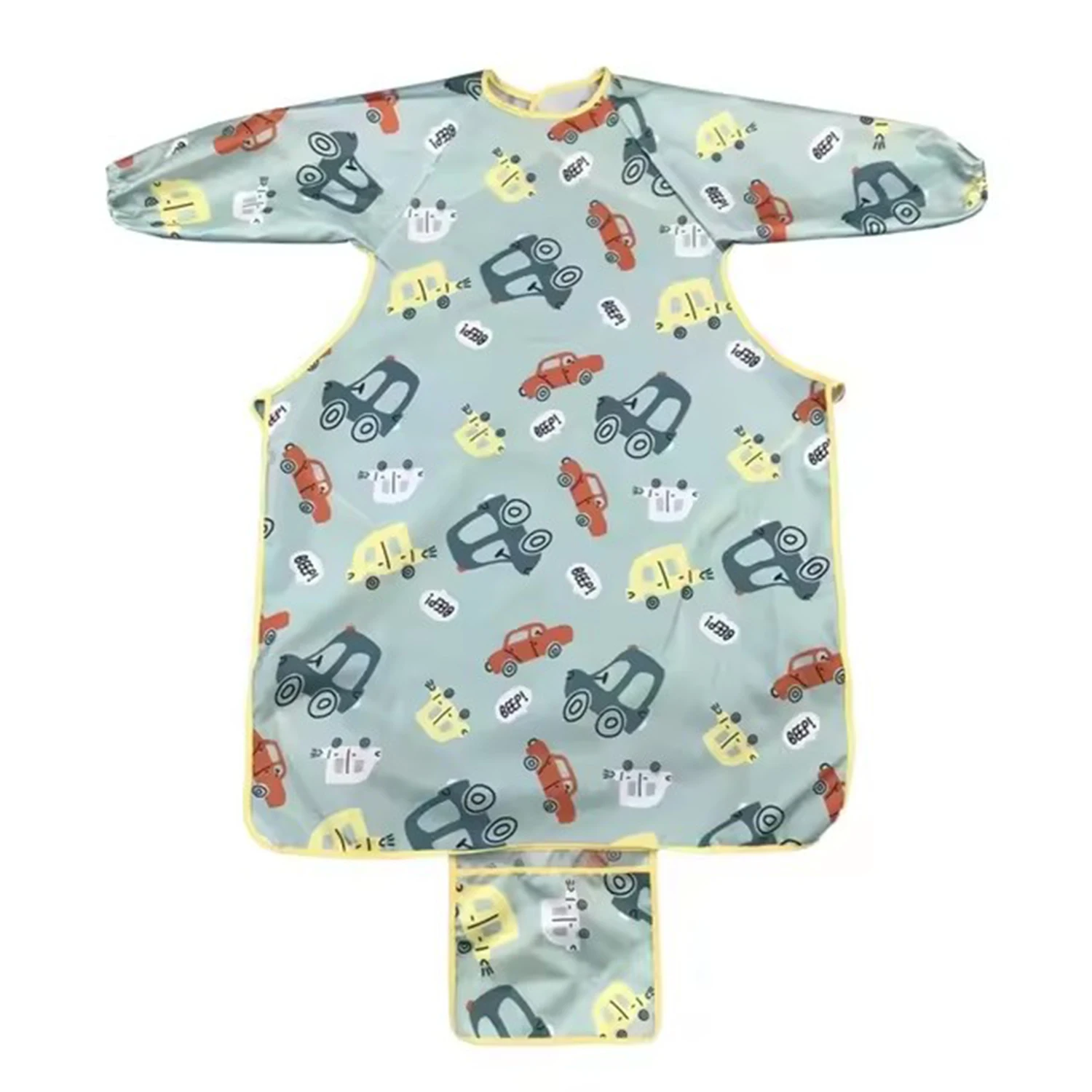 PUL Bibs Set for Boys or Girls | Unisex 10 Pack Feeding, Teething, Drooling Hello Sunshine Long Sleeve Bibs supplier