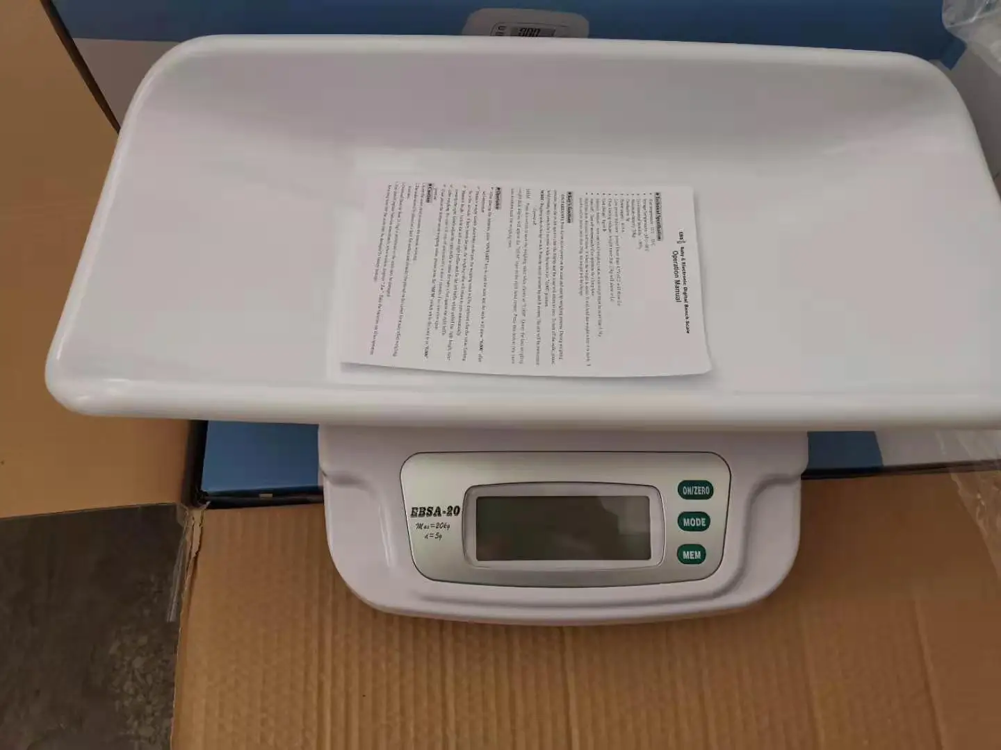High Precision ABS 100kg Load Capacity Digital Infant Scale Child Baby Weighing Scale