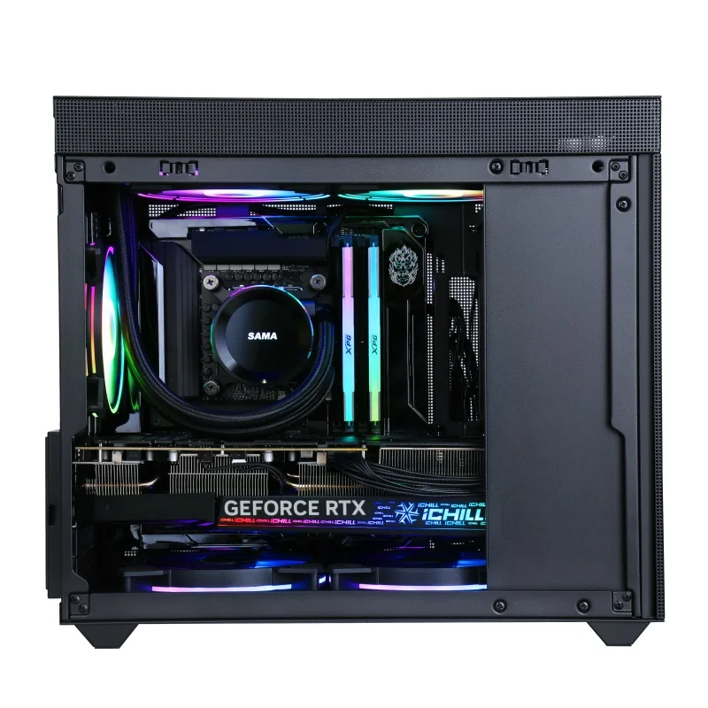 SAMA IM01 Pro メタルメッシュパネル スモール Micro ATX PCケース