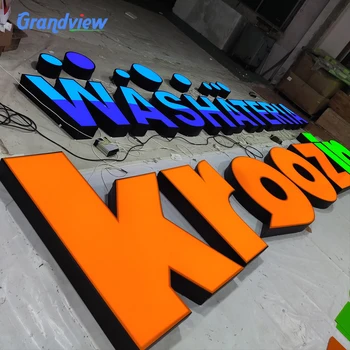 outdoor store /Company brand logo 3D Led lighted letter sign