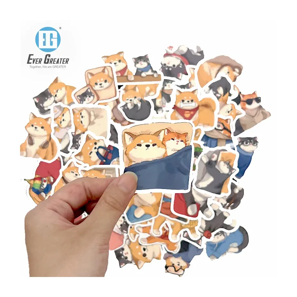 Водонепроницаемая устойчивая к УФ-излучению наклейка, наружные прочные пользовательские наклейки