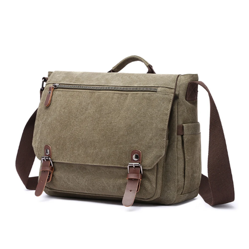 Manufacture Wholesale Full Outdoor Backpack School Bag Men Custom Vintage Canvas Hiking Briefcase Supplier