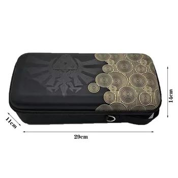 Nintendo Switch OLED Portable Travel Bag Durable EVA Material Protective Case with Zipper Storage and Carrying Handle