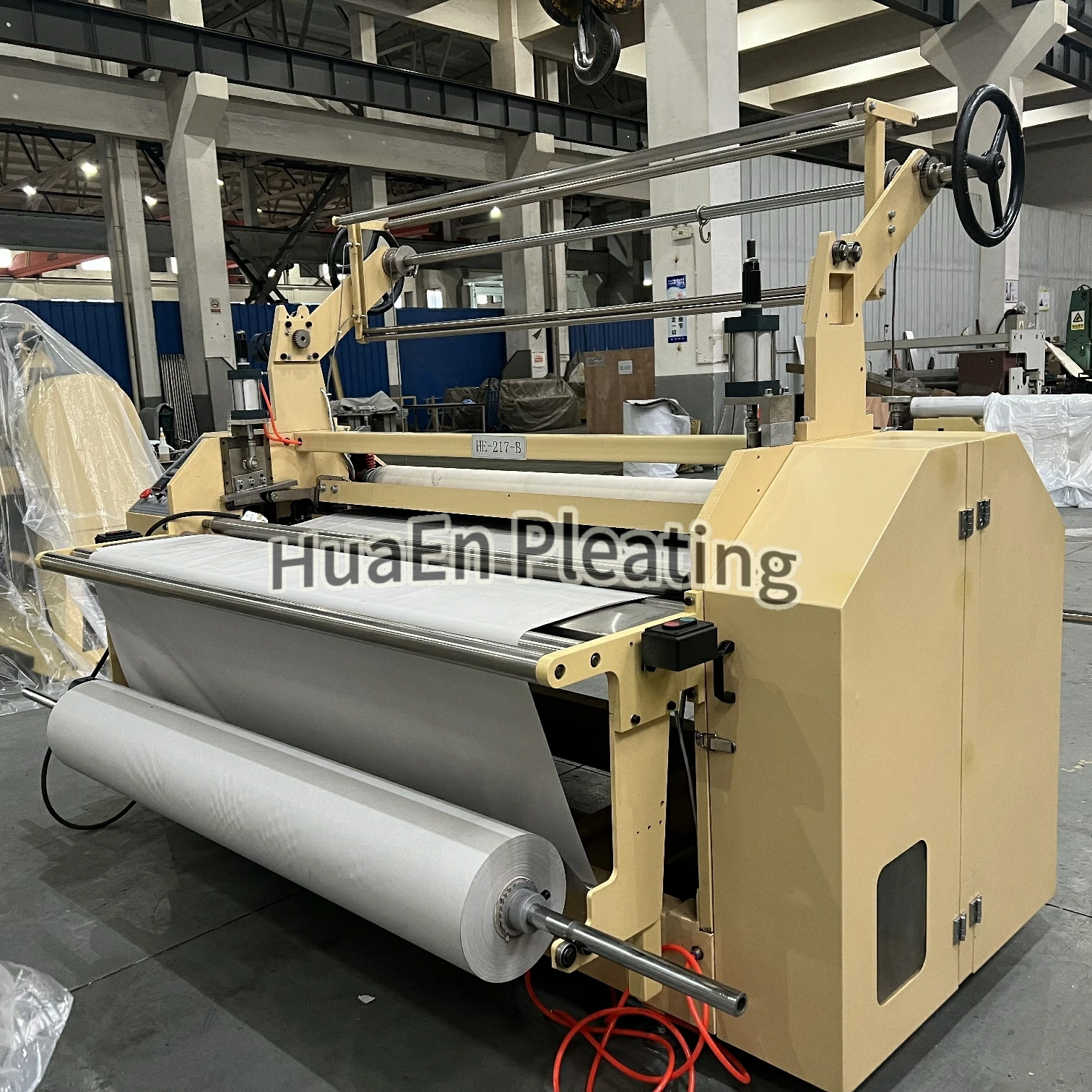 Huaen Pleating He-217-b Pleating Machine For Cloth Pleating Machine For ...