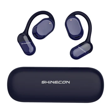 ENC Ergonomic Wireless Gaming Headset with Long Life LED Battery Indicator Jl Chipset for Running and Biking Ear Hanging OWS