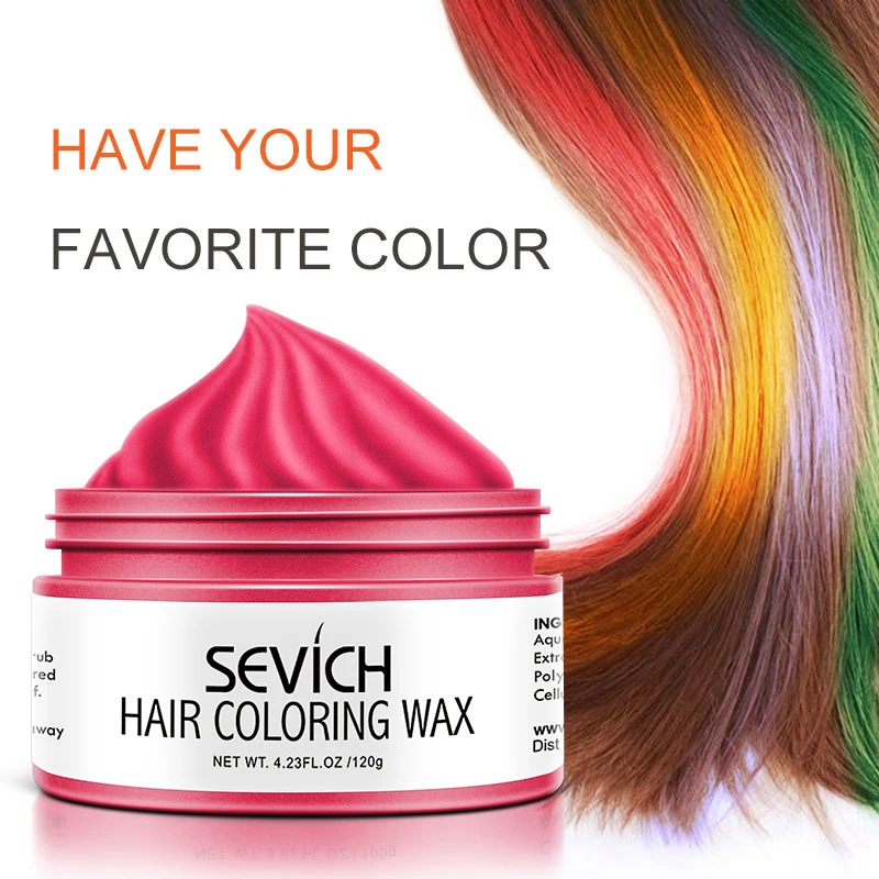 New Arrival Strong Hold Edge Control Organic Hair Paint Wax Pomade Gel Multiple Colors Hair Styling Color Wax