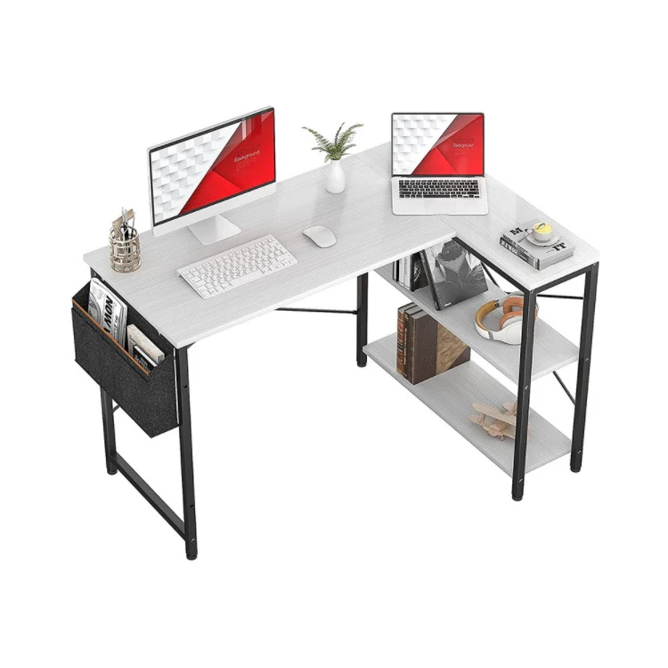 Wooden Splicing Desktop Computer Desk,Home Office Desk,Double Corner ...