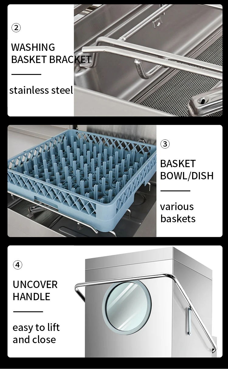 3 Pack Commercial Dishwasher Cup Peg Tray Rack - Restaurant Dish Rack