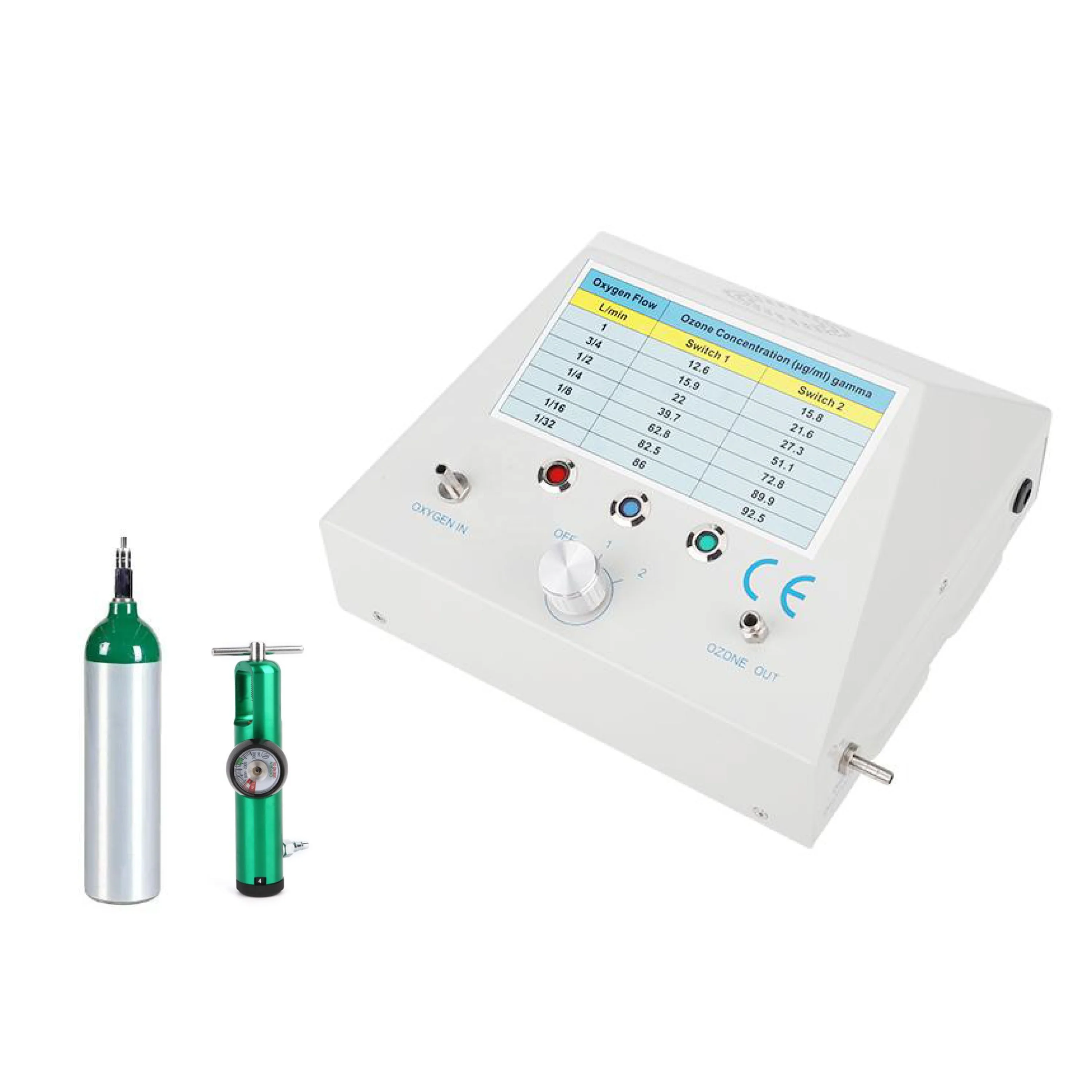 100-240V германиетехнология медицинский генератор озона 12 6 ~ 92 5 ug/ml