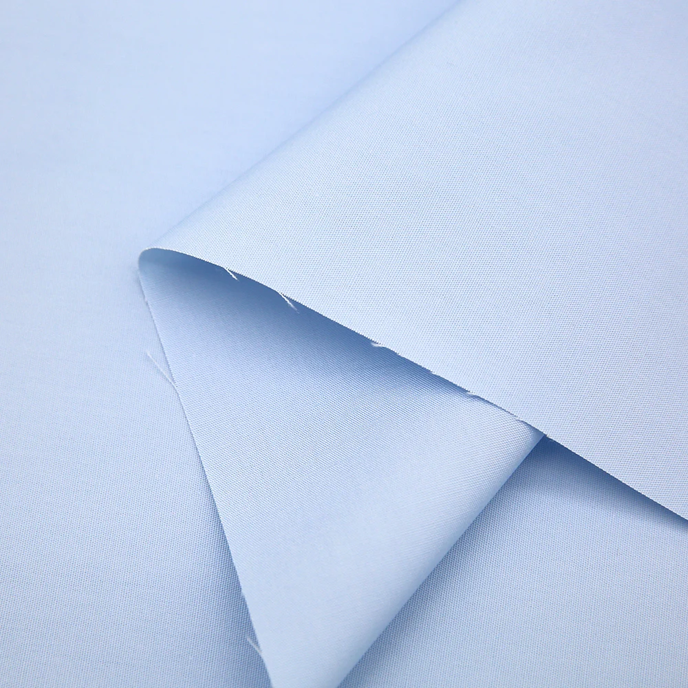 Wholesale Herringbone Textile T/C Fabric Polyester Cotton Blend Woven Bleached for Boys Shirts and Suits Waterproof Feature