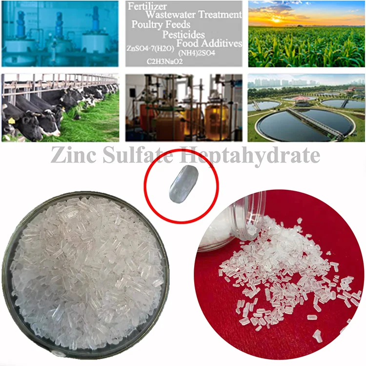 Crystalline particle fertilizer of zinc hevate