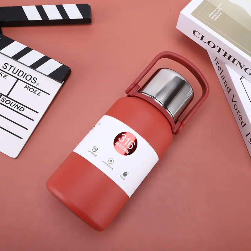 316 Stainless Steel Large Capacity Sports Kettle Bottle Iron Flask