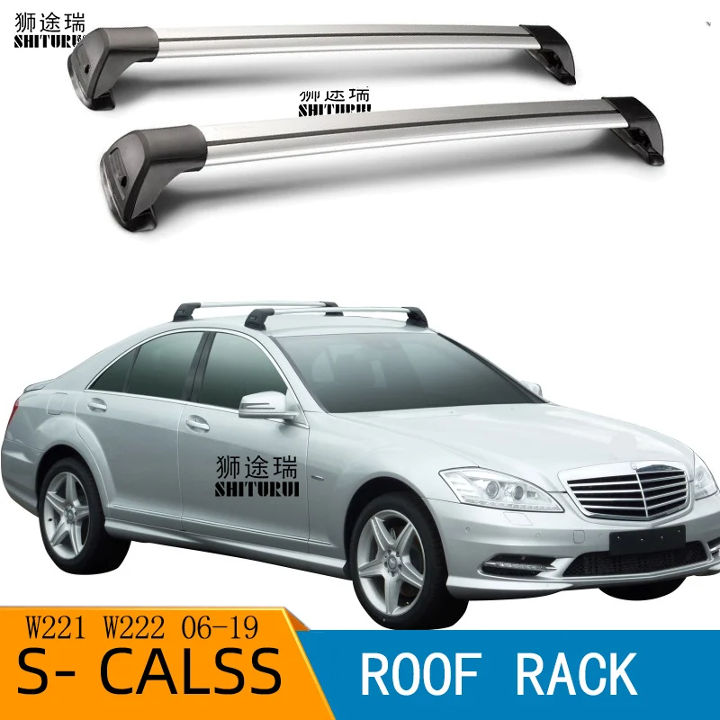 2 Pcs For Mercedes Benz S Class W221 W222 05 19 Sedan Roof Bar Car Special Aluminum Alloy Belt Lock Led Shooting Corss Rack Buy Universal Luggage Rack Roof Rail Automobile Tourism Equipment Product On Alibaba Com