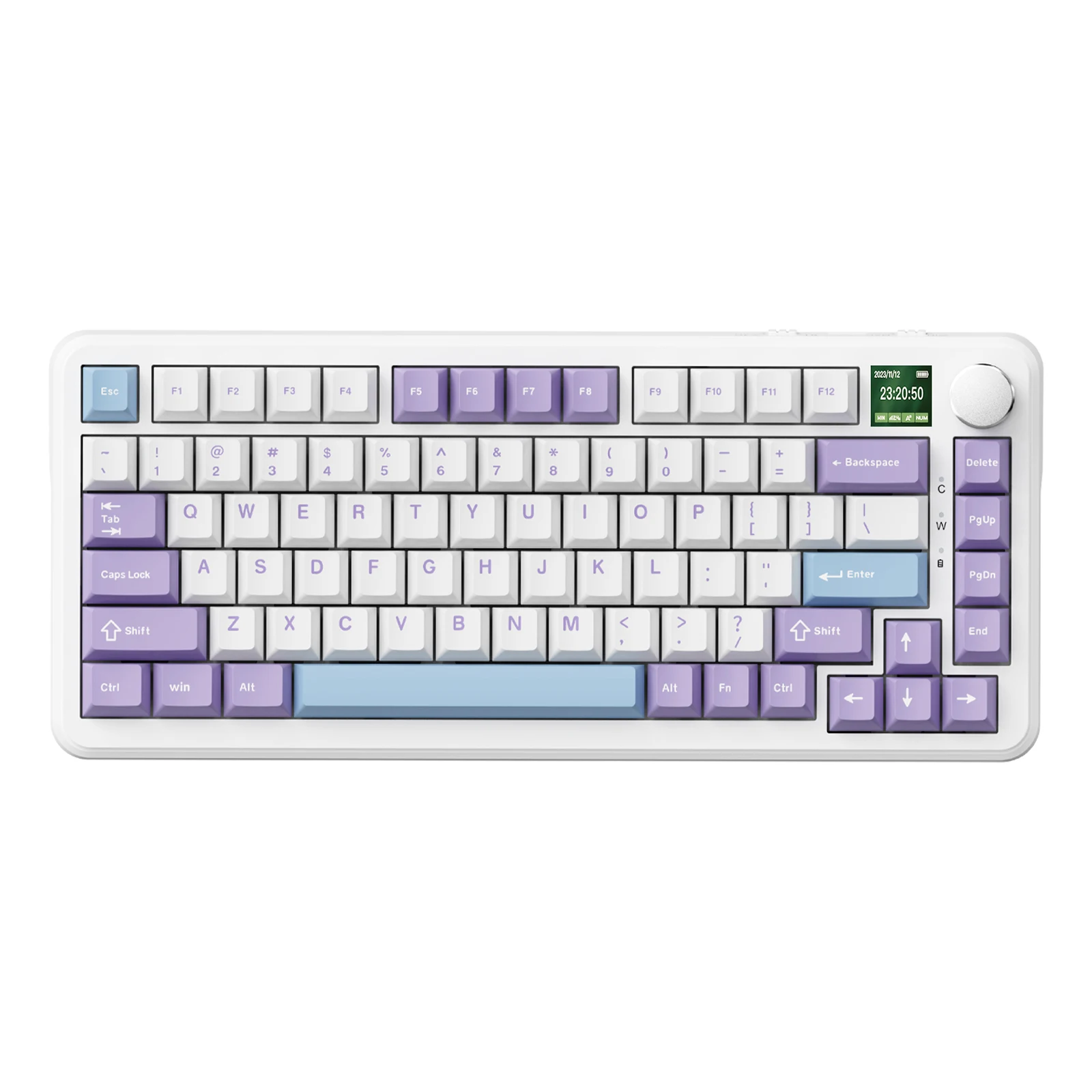 AJAZZ AK820 MAX RGB Wireless Wired Keyboard - Tri-Mode BT 2.4G