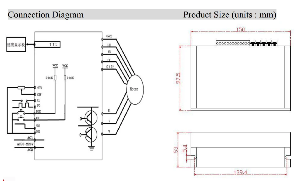 BLDC Motor Driver JKBLD120 for 120W Brushless Motors | 12V-30V Input ...