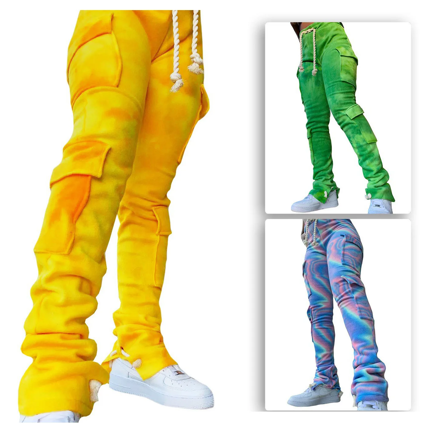 Solid Casual High Waist Pants Women 