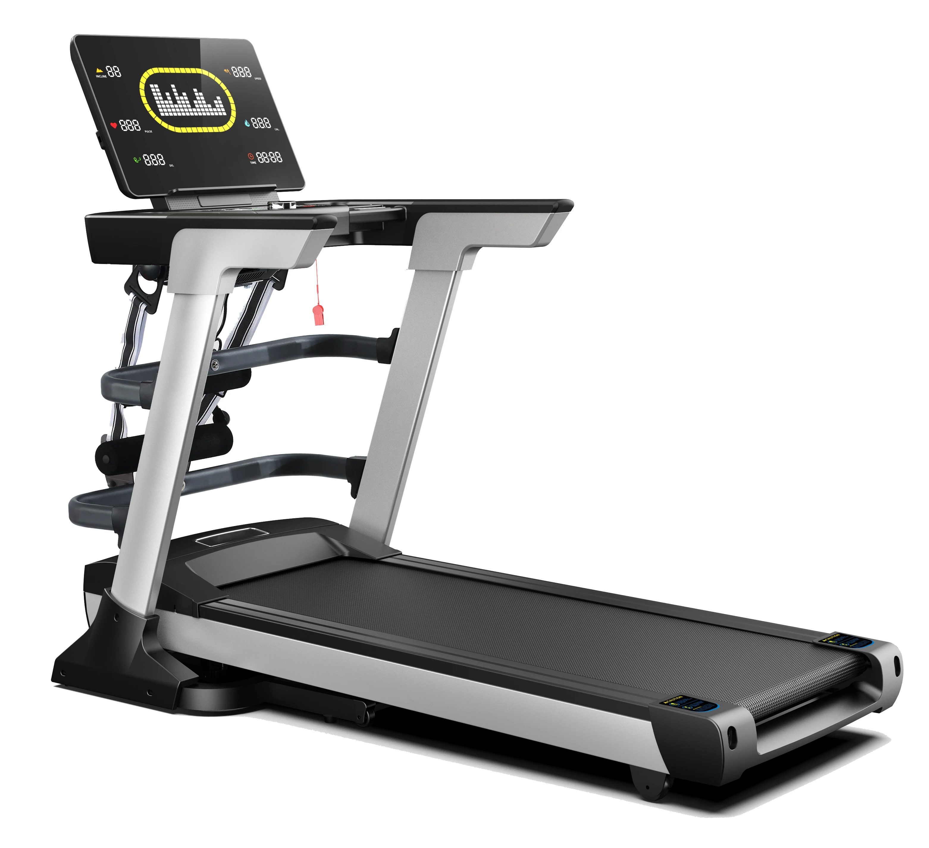 High-end Factory Wholesale Running Machine Foldable Electric Exercise Commercial Treadmill With 20% Automatic Incline