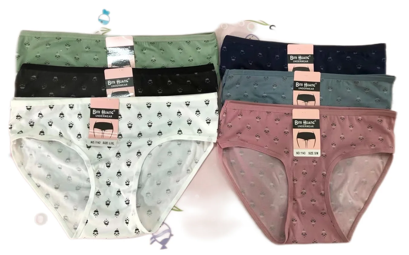 2023 Pinky Lady Hot Selling Mixed Designs Stocklot Underwear Cheap Lady
