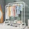 105cm Double Pole 1 Tier Storage Shelf White