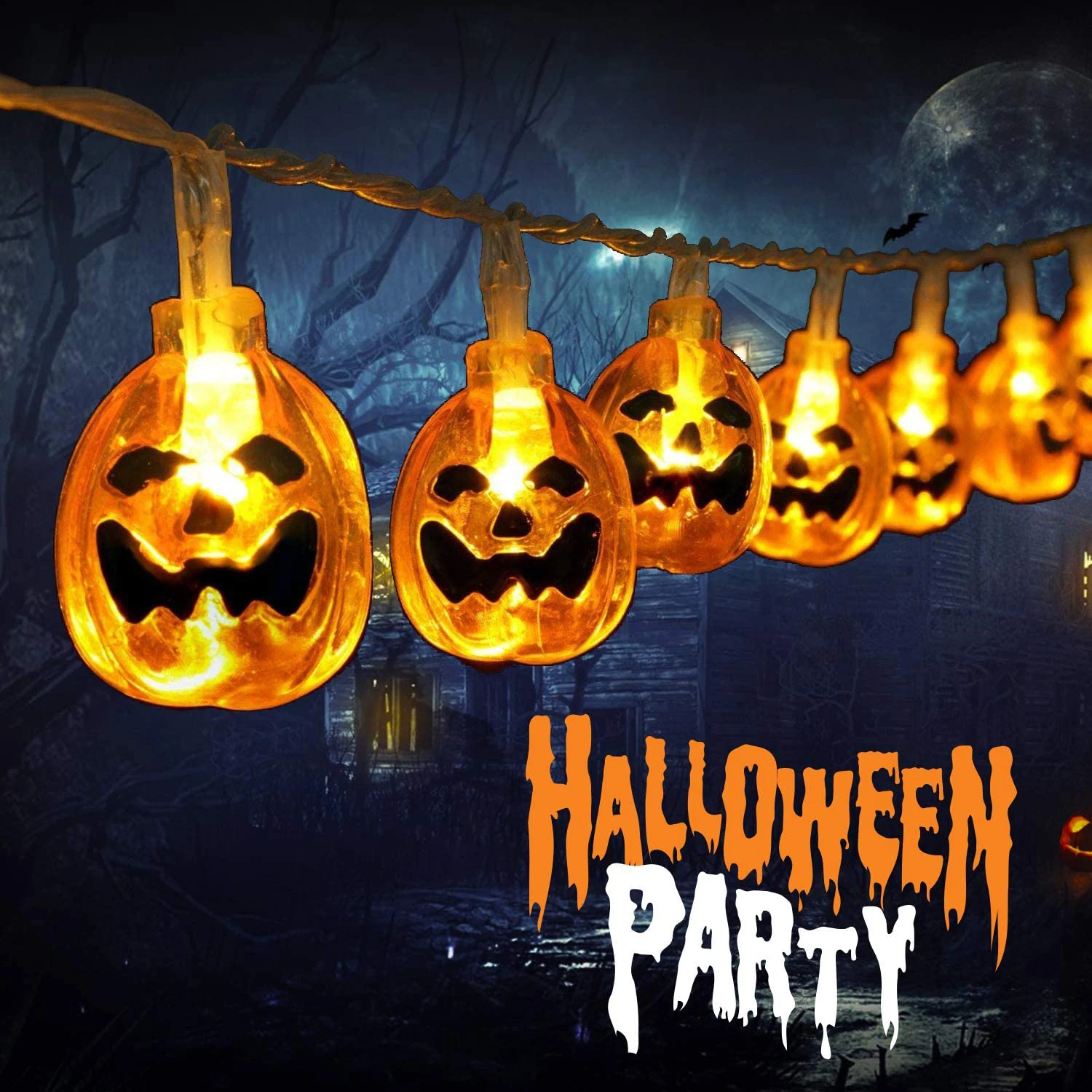 Wholesale 10 LED zhejiang halloween 2AA batteries halloween-decor lights led string for decoracion halloween