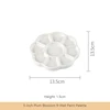 White 5-inch Plum 9-Well Palette