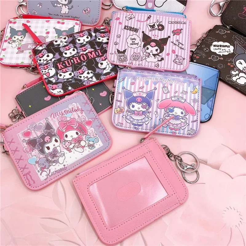 Cartoon Sanrio Kuromi Melody Wallet Kawaii Bag Pendant Storage Small ...