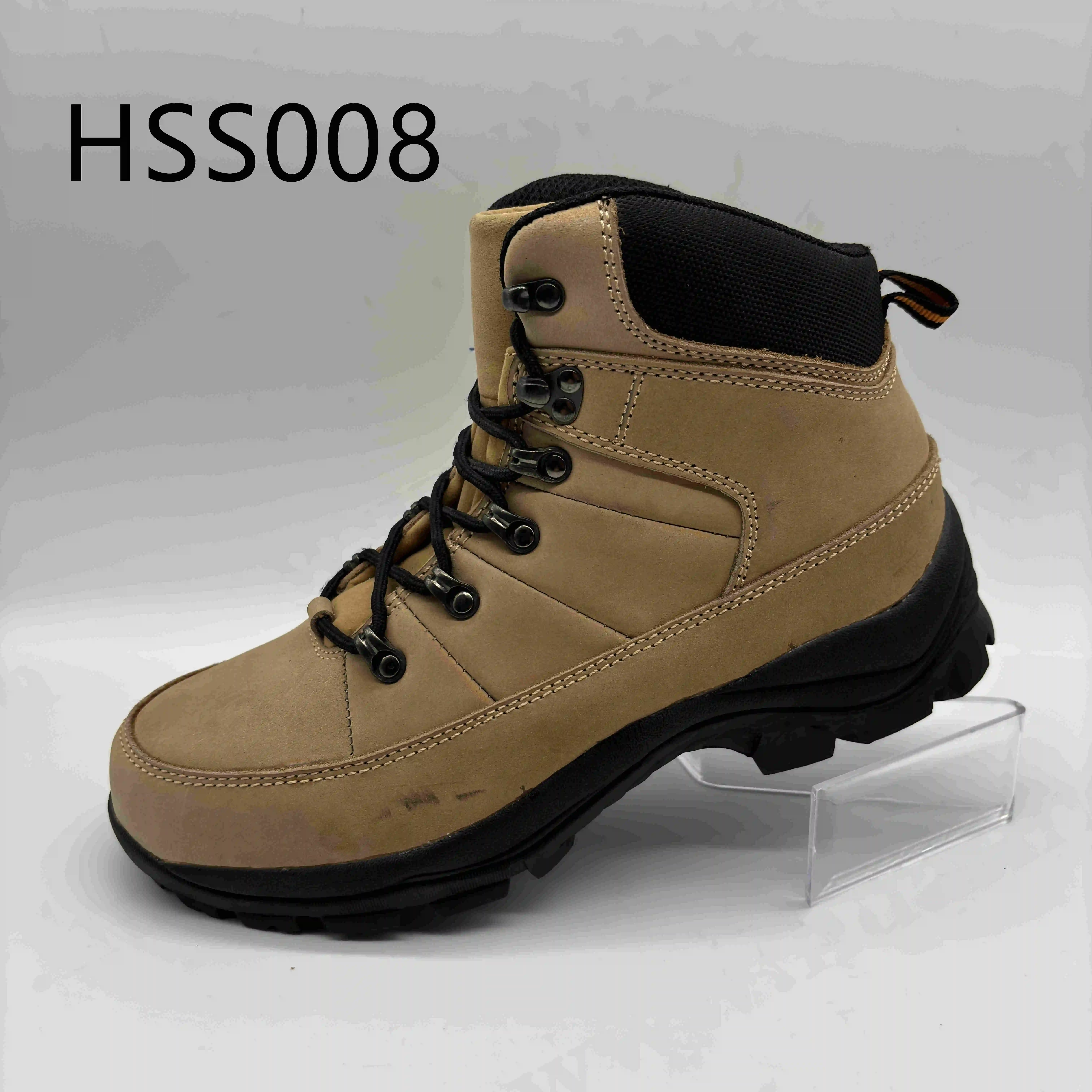 LXG,outdoor Development Activities Waterproof Honey Color Hiking Boots Cushioning Thick EVA+rubber Sole Security Boots HSS008