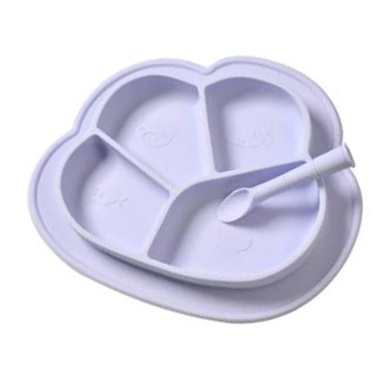 China Reasonable price China BPA Free Silicone Tableware Sucker Silicon Baby  Feeding Suction Bowl and Spoon for Kids factory and suppliers