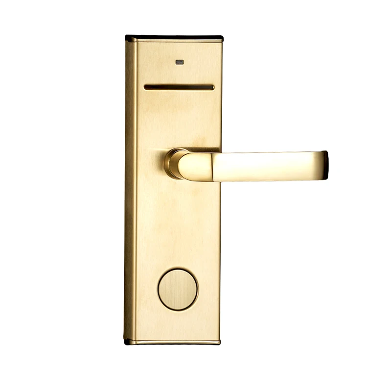 Card Reader IC Card Insert Door Lock for Hotel Locking System IC Door Lock