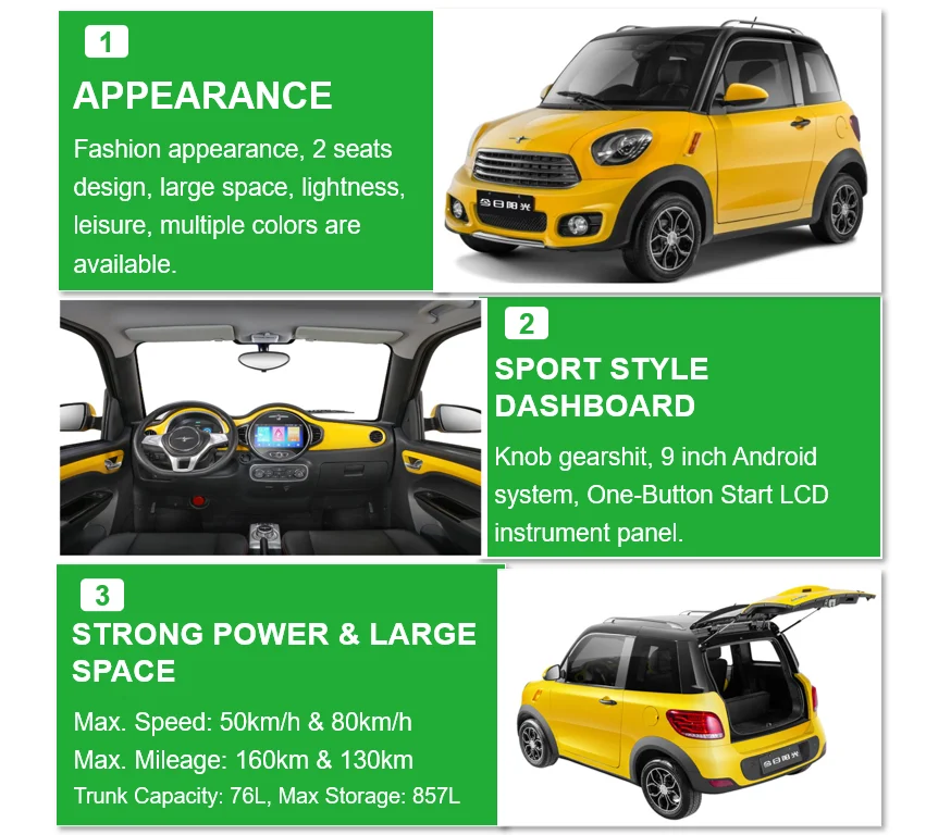 Today Sunshine M2 NEW MODEL with EEC Electric Car for family use, View MINI Car electric