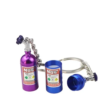 NOS Nitrogen Bottle Key Chain - Creative Fragrance Pendant