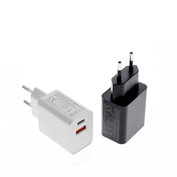 US EU Wall PD 5V 3.1A USB Phone Fast Travel Adapter QC3.0 Mobile Phone Charger CE UL CCC
