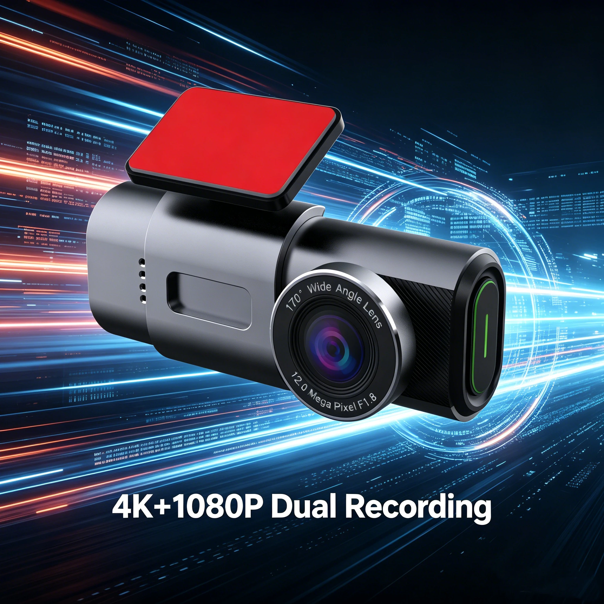 VS1142 4K Ultra HD Cars Dash Cam Front Rear Dual Lens Full HD Car Camera Video Recorder DVR Driving Recorder for Most Vehicles