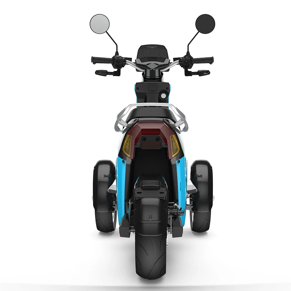 V28 Three Speed Electric Motorcycle Motorbike Scooter and Trike with 3 Wheel for Adult