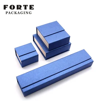 FORTE book style high quality paper box 'jewel' ring box new magnetic jewelry box