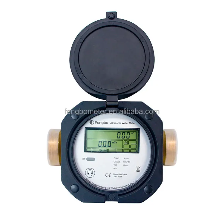 Water Meter Modular Smart Water Meter Dn40 R250 IP68 Wireless Prepaid Digital Water Meter ...