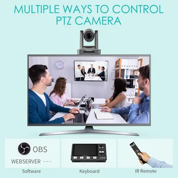 FEELWORLD NDI20X USB/3G-SDI/  Live Streaming PTZ Camera with 20X Zoom PoE Supported OEM Available for Custom Logo detail image