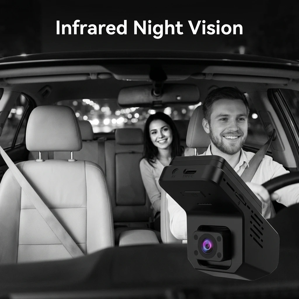 VIEVGUARB Full Protection 360 Camera Car WiFi Dash Cam 2K 4K Optional with 1 Year Warranty Dual Lens Night Vision