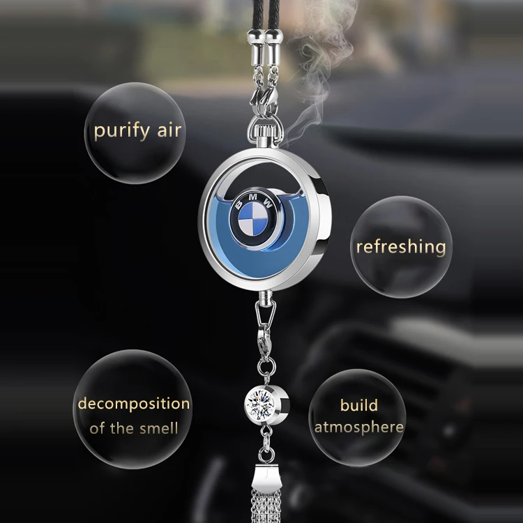 voiture pendentif liquide parfum logo de voiture avec perceuse