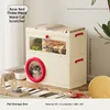 Cat box-double layer with scratching board-rose red