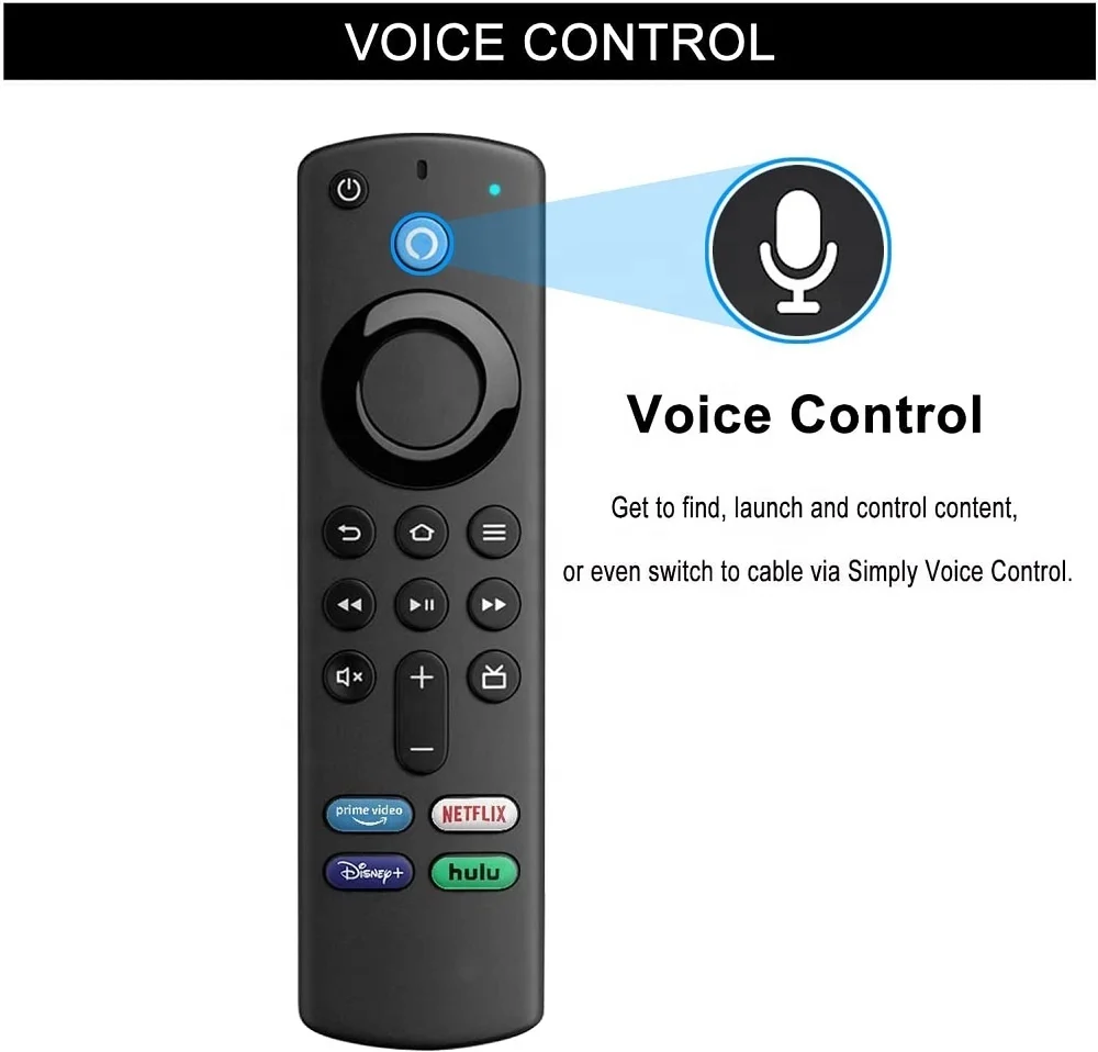 TCNOUMT Replacement Voice Remote Control For Amazon Omni Series & 4-Series Fire TV - Models 4K50M600A, 4K65M600A, 4K43N400A, Etc.