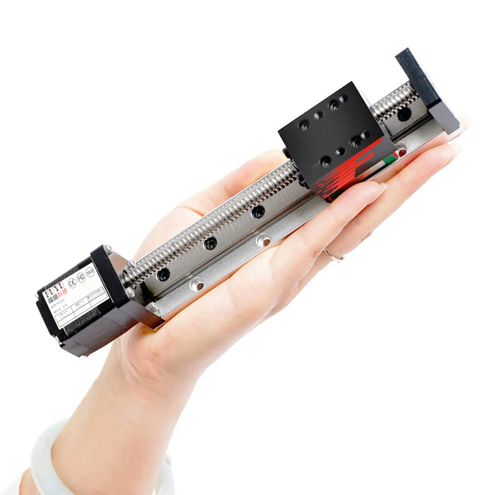 Mini Linear Rail Slide Micro Guide Miniature Actuator Trapezoidal Ball Screw with Stepper Motor