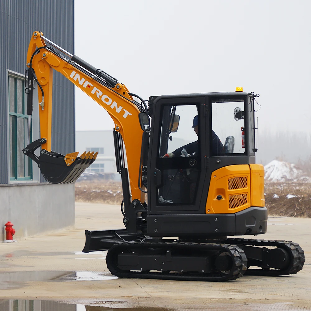 Smach Mini Excavator 3 Ton Small Micro Crawler Bagger Bucket Digger Miniexcavator Bucket