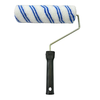 9" Paint Roller Brush Cage Frame Polyester Fabric for Smooth and Semi Smooth Surfaces